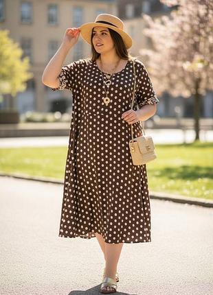 💛 сукня батальна літня легка 490 грн