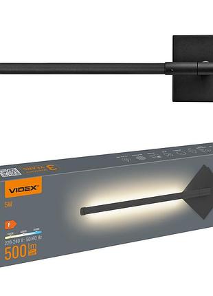 Led светильник настенный videx wl041 5w 3000-4000-6000k black