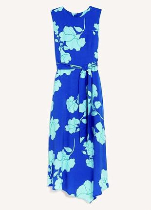 Віскозна асиметрична міді сукня autograph marks & spencer ассиметричное миди платье из вискозы
