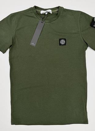 Футболка stone island хакі