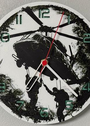 Настенные часы "спецпризнанцы" 3d печать 245 мм, оригинальные настенные часы