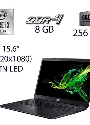 Ультрабук б-класс acer aspire 3 a315-56 / 15.6" (1920x1080) tn led / intel core i3-1005g1 (2 (4) ядра по 1.2 - 3.4 ghz) / 8 gb
