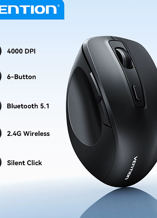 Мишка vention usb 2.4g  ergonomic 4000 dpi