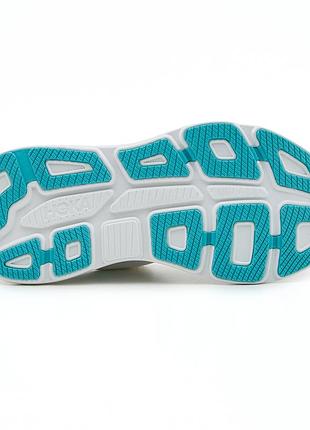 Hoka bondi 9 white blue