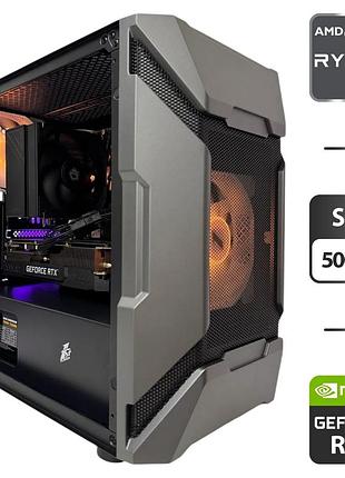 Игровой пк 1stplayer d3-a g7 tower / amd ryzen 7 5700x (8 (16) ядер по 3.4 - 4.6 ghz) / 32 gb ddr4 / 500 gb ssd / nvidia geforce