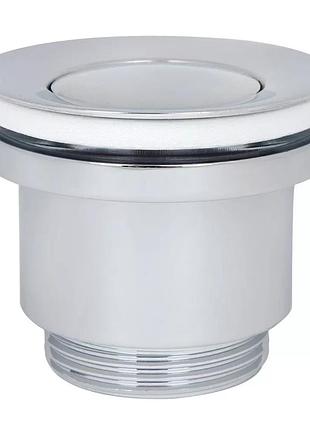 Донний клапан wezer whr 103, автомат, ø63мм, 1 1/4", хром