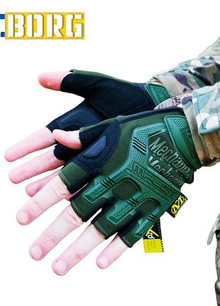 Варежки тактические беспалые mechanix mxk-2 олива