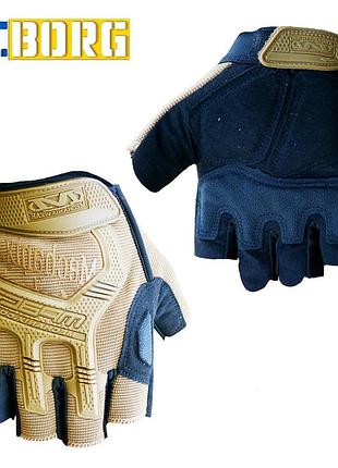 Перчатки тактические беспалые mechanix mxk-2 койот