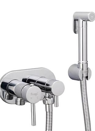 Гигиенический душ frap f7508 с приборным краном 1/2", хром