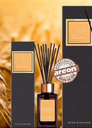 Ароматизатор 85ml - "areon" нome perfume premium gold amber (золотий бурштин) (psl07)