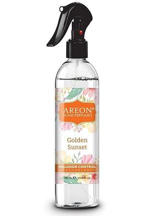 Освежитель триггер 300ml - "areon home perfumes" - нейтрализатор - golden sunset (золотой закат)