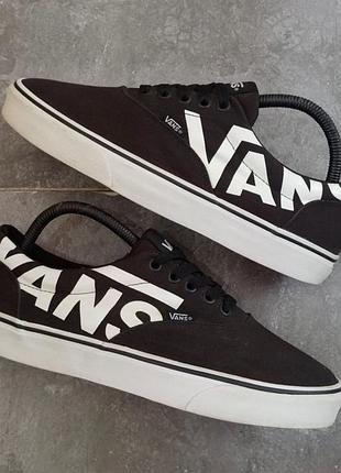 Чорні кеди vans doheny big logo, 46 р.