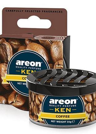 Освежитель сухой консерва 35gr - "areon" - ken - coffee (кофе) (12шт/уп)
