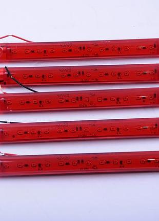 Габарит - червоний - 180х20мм - 12/24v led 12 діодів - "thoc auto" тн-1212 (5шт)