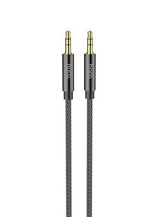Аудио кабель hoco upa19 aux 3.5mm to aux 3.5mm черный