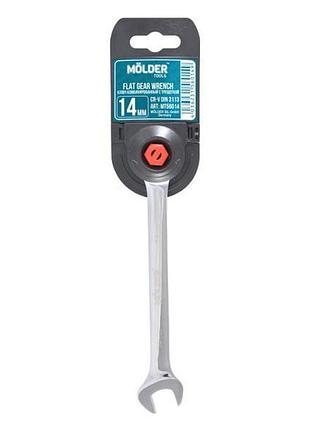 Ключ комбинированный 14мм трещотка "molder" (mt56014) (5шт/уп)