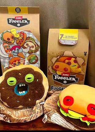 Нові м’які іграшки fuggler із серії fuggalicious. фаглер фастфуд у стилі mcdonald’s