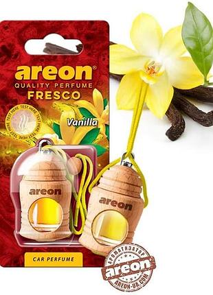 Освежитель жидкая бочка 4ml - "areon" - fresco - vanilla (ваниль) (12шт/уп)