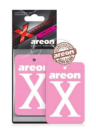 Освіжувач сухий лист - "areon" - x-version - bubble gum (жуйка) (10шт/уп)