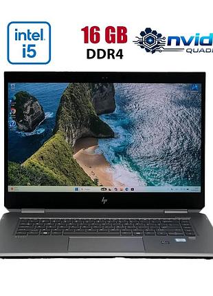 Мобильная рабочая станция hp zbook studio x360 g5 / 15.6" (1920x1080) ips / intel core i5-8400h (4 (8) ядер по 2.5 - 4.2 ghz) / 16