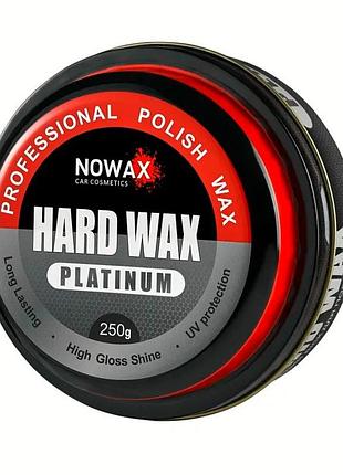 Полироль кузова воск 250g "nowax" hard wax platinum nx46230 твердый воск карнауба