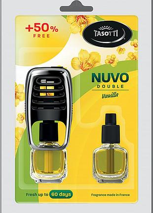 Освежитель жидкий на обдув 8ml - "tasotti" - nuvo - vanilla (ваниль) с запаской (12шт/уп)