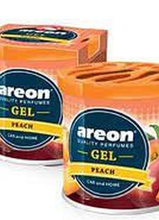 Освежитель гель консерва 80gr - "areon" - gel - peach (персик) (12шт)