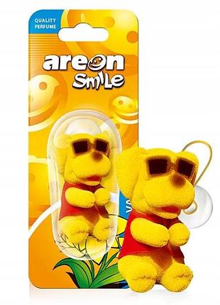 Освежитель сухой игрушка - "areon" - smile - vanilla (ваниль) (12шт/уп)