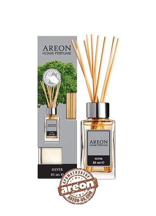 Ароматизатор 85ml - "areon" нome perfume lux silver (срібло) (pl02) (6шт/уп.)