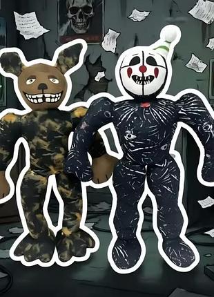 М'яка іграшка springtrap та ennard з гри five nights at freddy's гра хоррор  спрінгтрап  еннард