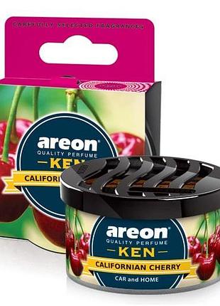 Освежитель сухой консерва 35gr - "areon" - ken - californian cherry (вишня) (12шт/уп)