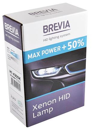 Лампа ксенон hb4 5500k 35w +50% max power "brevia" 12650mp (2шт)