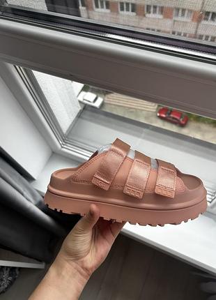 Жіночі шльопанці ugg goldenglow slide, 38 розмір, персикові