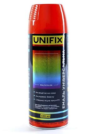 Фарба червона 400ml "unifix" ral3020 (951020) (12шт/уп)