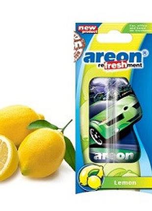 Освежитель жидкий 8,5ml - "areon" - fresh (машинки) - lemon (лимон) (24шт/уп)
