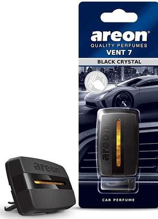 Освежитель гелевый на обдув - "areon" - vent 7 - black crystal (черный кристалл) (12шт/72ящ)
