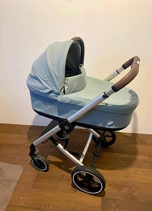Люлька на візок cybex balios s lux blue