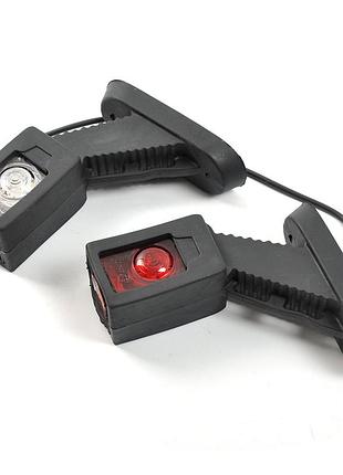 Габарит "ріжки" косий 13,5см 12/24v червоний+білий+жовтий 1+1+1 led "kogel-krone" ek-141 (2шт)