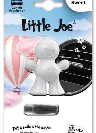 Освежитель на обдув "маленький джо" сладкий (sweet white) "little joe" lj005