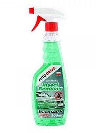 Очиститель стекла 500ml от мошки триггер "autodrive" insect remover ad0056