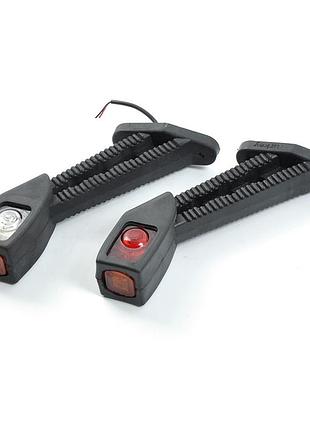 Габарит "ріжки" косий 18см 12/24v червоний+білий+жовтий 1+1+1 led "kogel-krone" ek-142 (2шт)