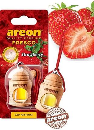 Освежитель жидкая бочка 4ml - "areon" - fresco - strawberry (клубника) (12шт/уп)