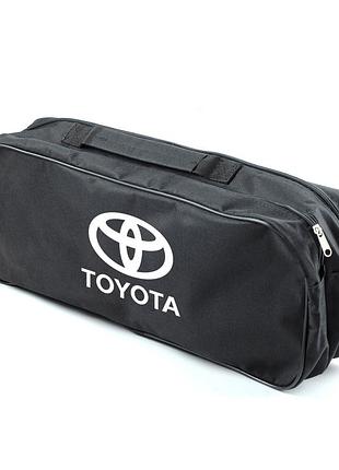 Сумка техдопомоги toyota чорна (52,6х18,6х13,2) 2 відділи "beltex" (липучки для фіксації)