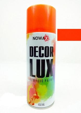 Фарба флуоресцентна 450ml "nowax" помаранчевий nx48047 (12шт/уп)