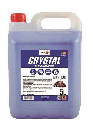Очищувач скла 5l "nowax" nx05140 crystal glass cleaner концентрат 1:10