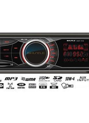 Автомагнітола shuttle sud350 (black/red) bt/usb/sd/пульт/усил.кач.звука/4х50w