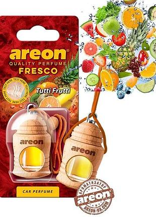 Освежитель жидкая бочка 4ml - "areon" - fresco - tutti-frutti (тутти-фрутти) (12шт/уп)