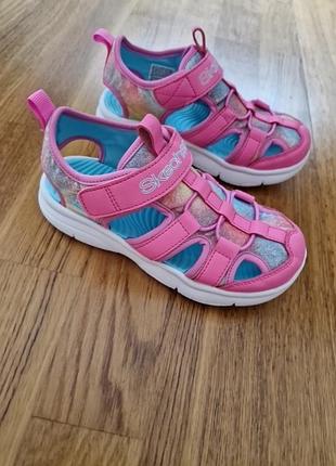 Спортивні сандалі для дівчинки skechers flex splash (303276l) / розмір 31 оригінал
