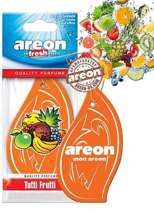 Освежитель сухой лист - "areon" - classic - tutti-frutti (тутти-фрутти) (10шт/уп) ходовый