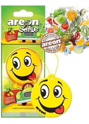 Освежитель сухой лист - "areon" - smile dry - tutti-frutti (тутти-фрутти) (10шт/360ящ.)